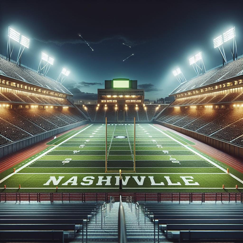 Nashville Football Stadium Lights