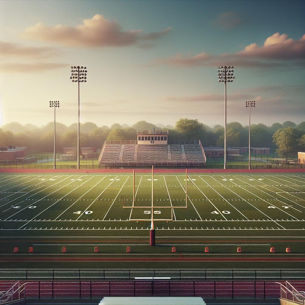 Empty Football Field