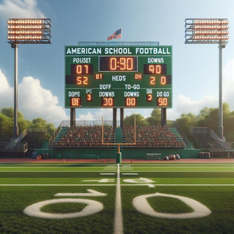 Football Field Scoreboard