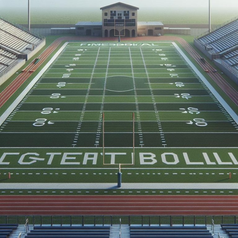 Empty Football Field