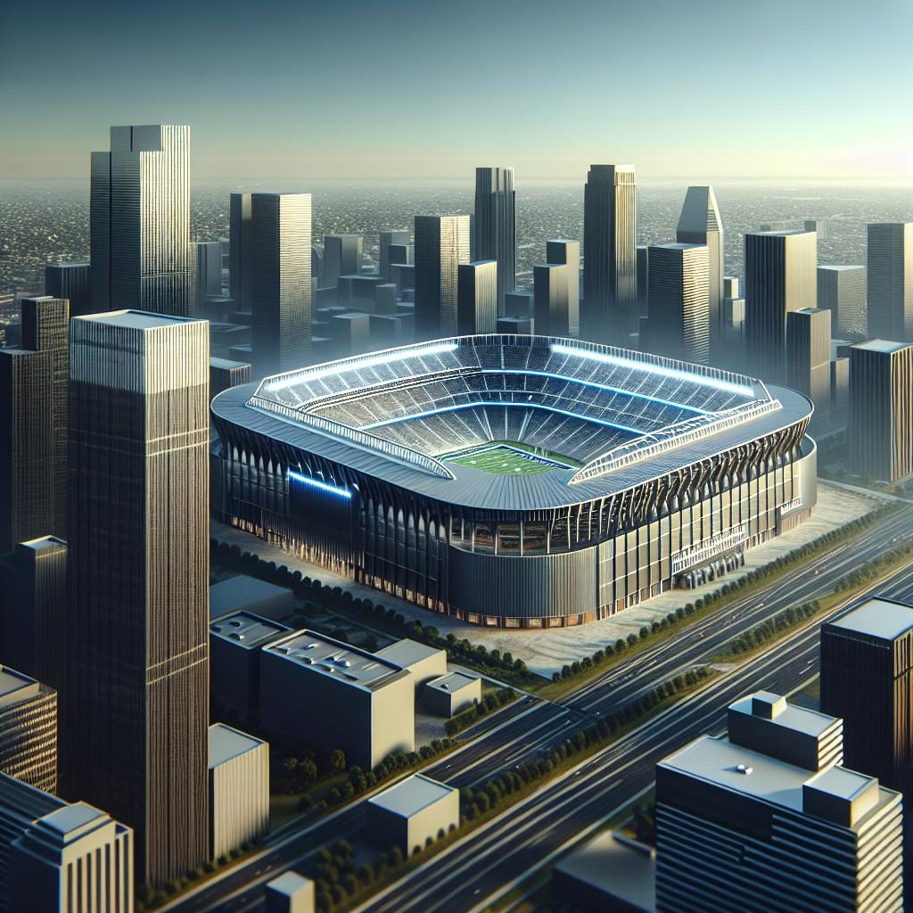 "Modern Stadium Skyline"