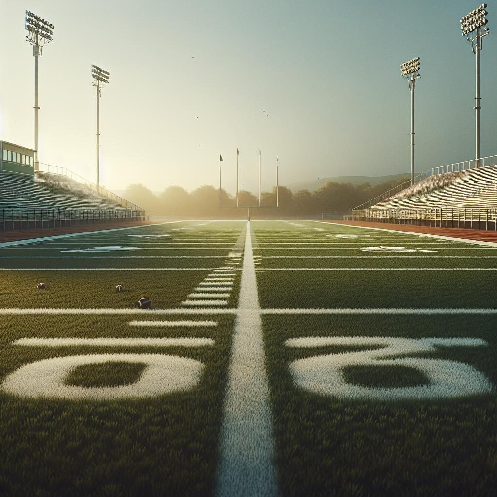 Empty Football Field