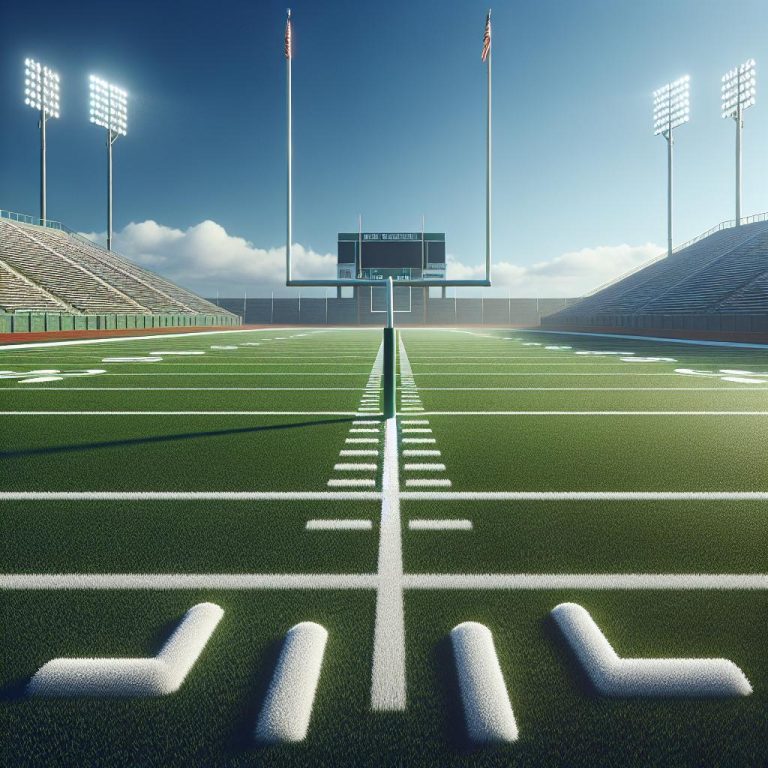 Empty Football Field