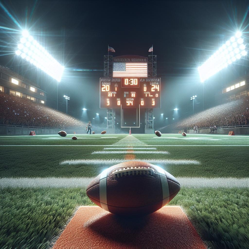 Dynamic Football Field Scene