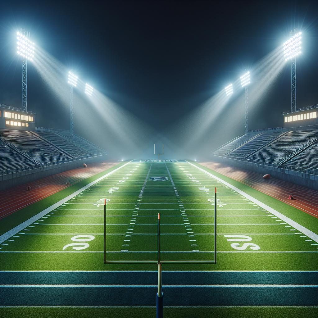 Football Field Spotlight