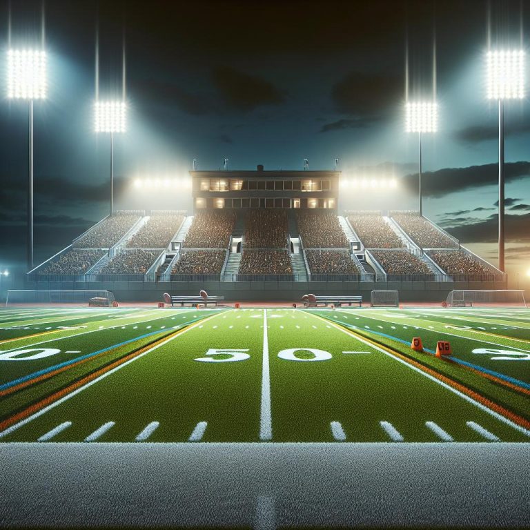 Football Field Victory Lights