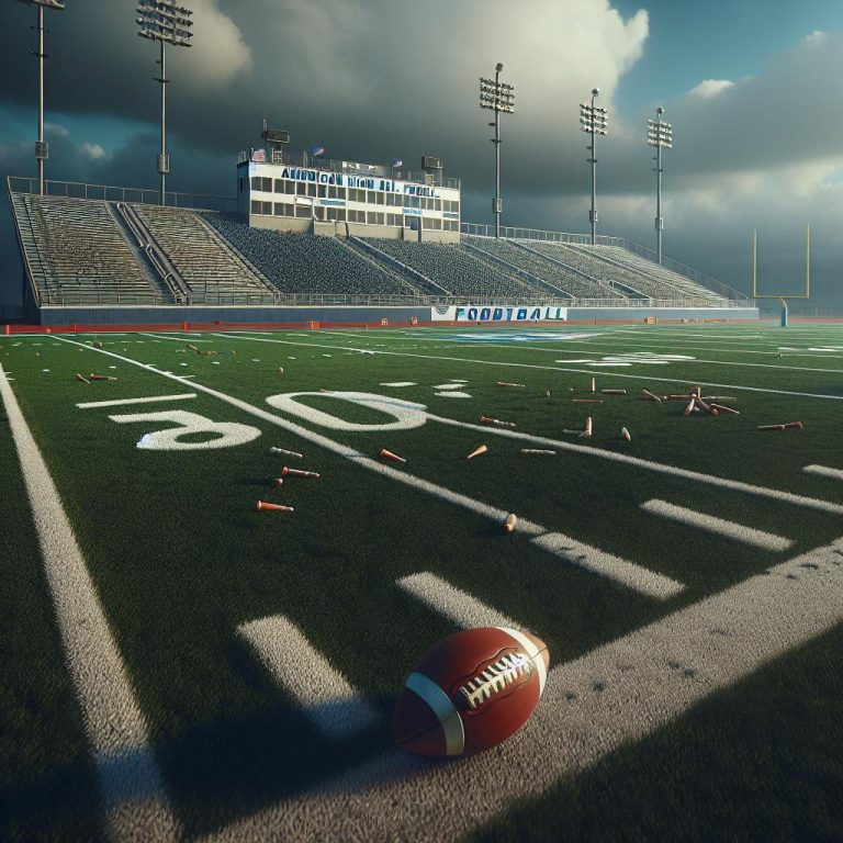 Empty Football Field