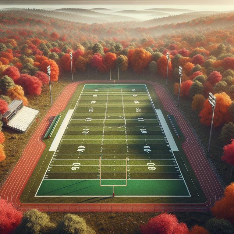 "Football Field in Autumn"