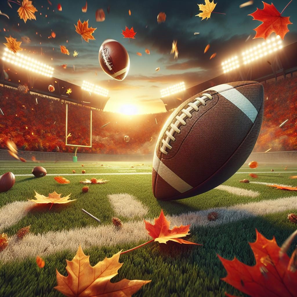 "Autumn Football Action"