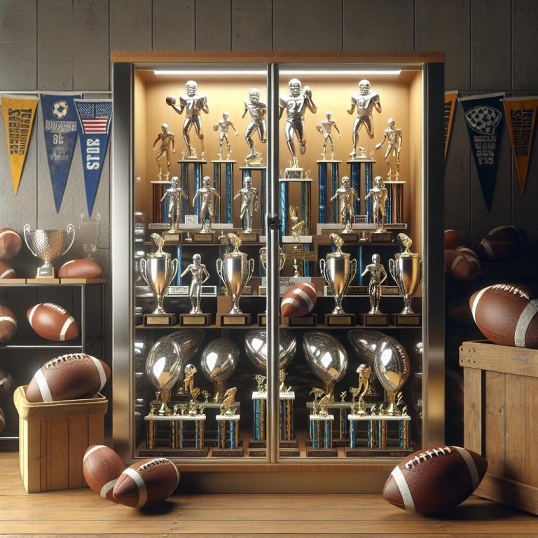 Football Trophy Display