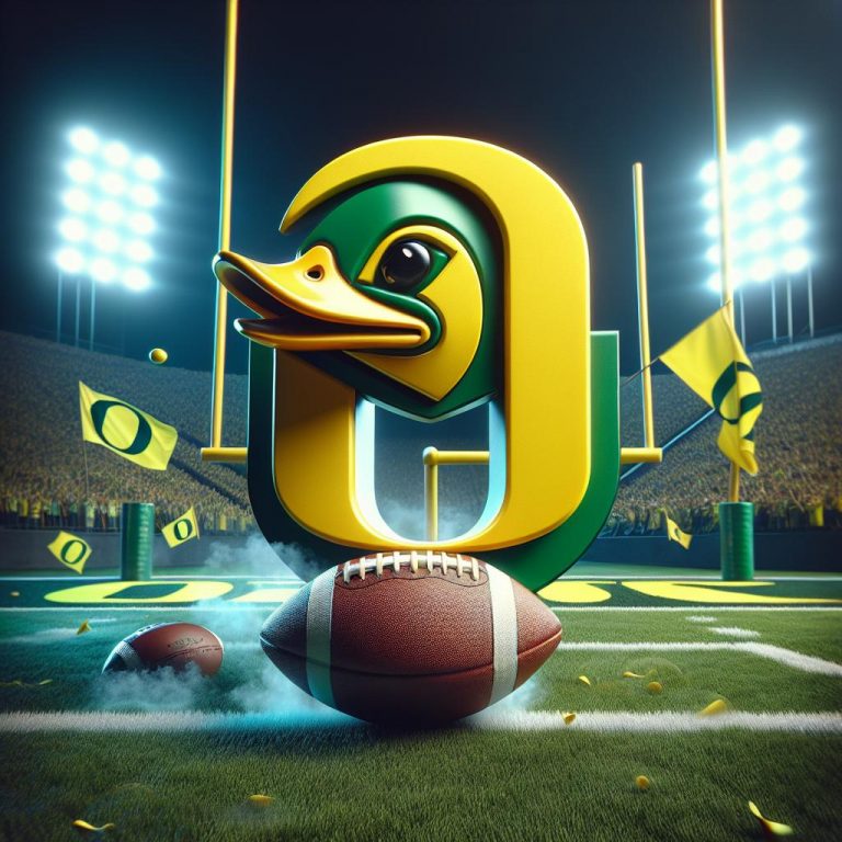 "Oregon Ducks Logo Celebration"