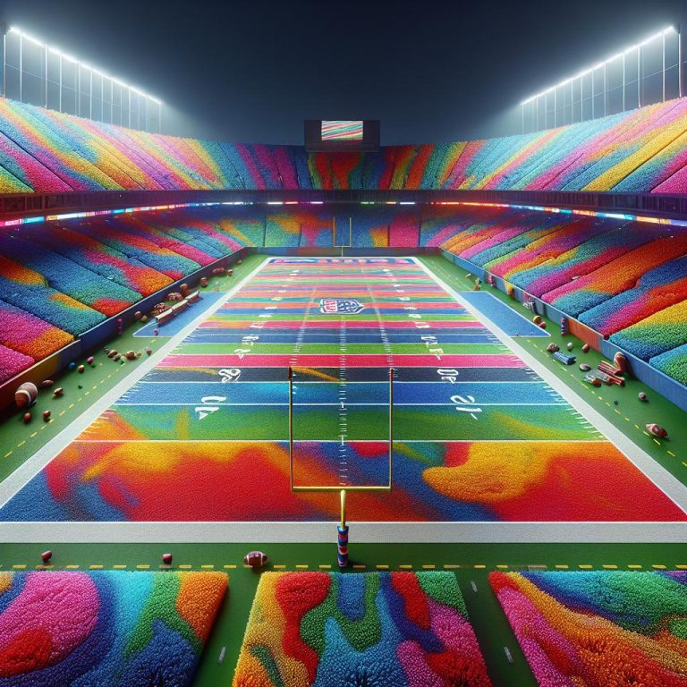 Colorful Football Field