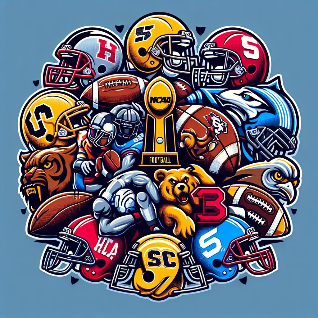 College Football Rivalry Logos