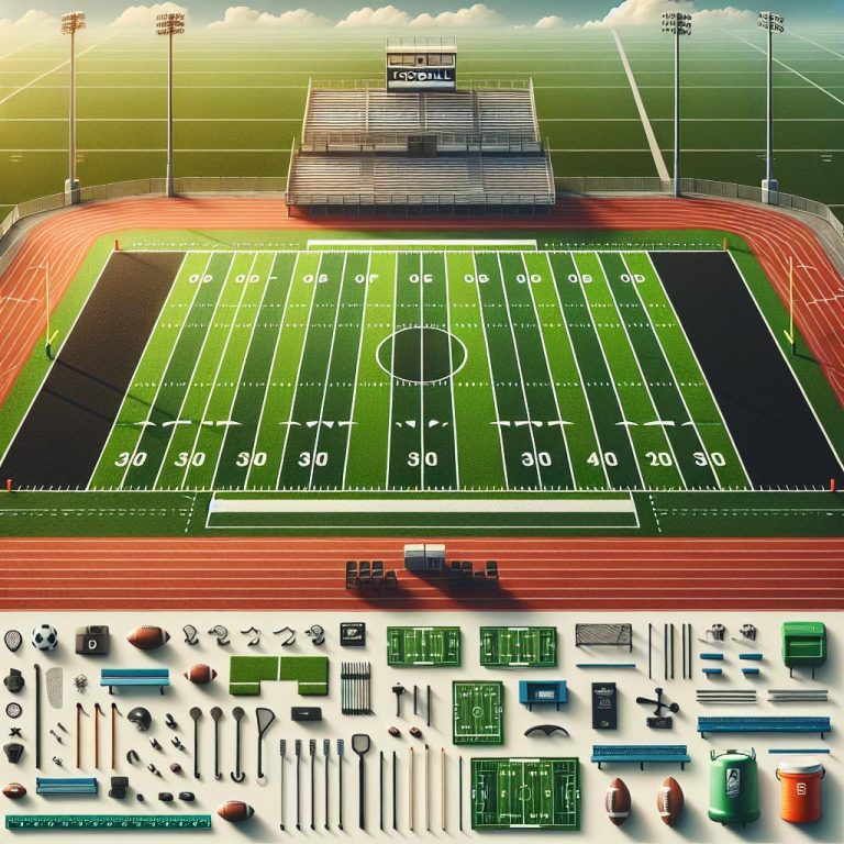 "Empty Sports Field"