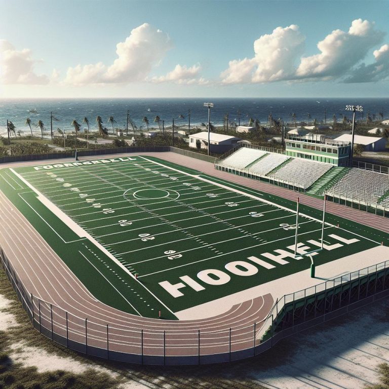 Hurricane-Resilient Football Field