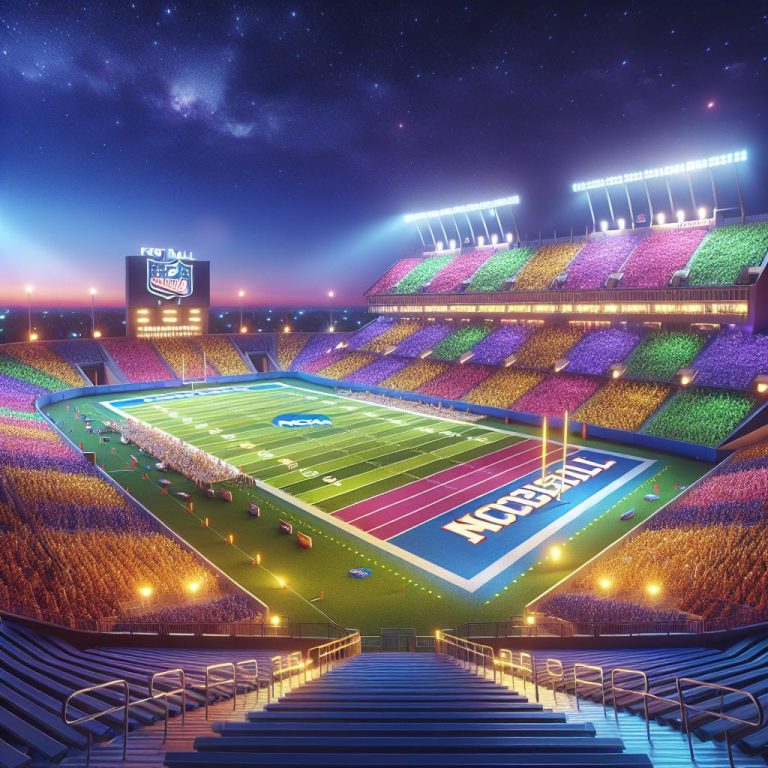 Colorful Football Stadium