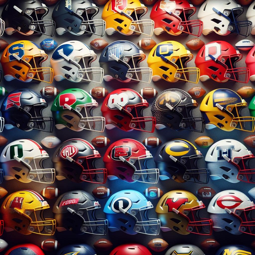 Football Helmet Showcase