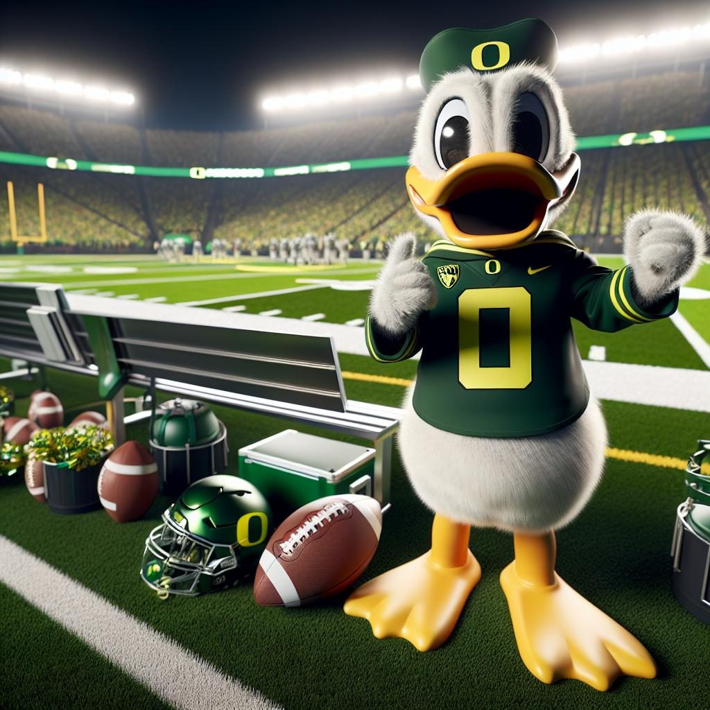 "Oregon Ducks Mascot"