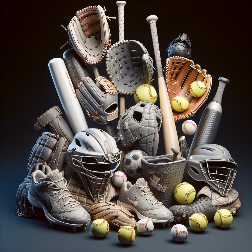 Softball Equipment Display