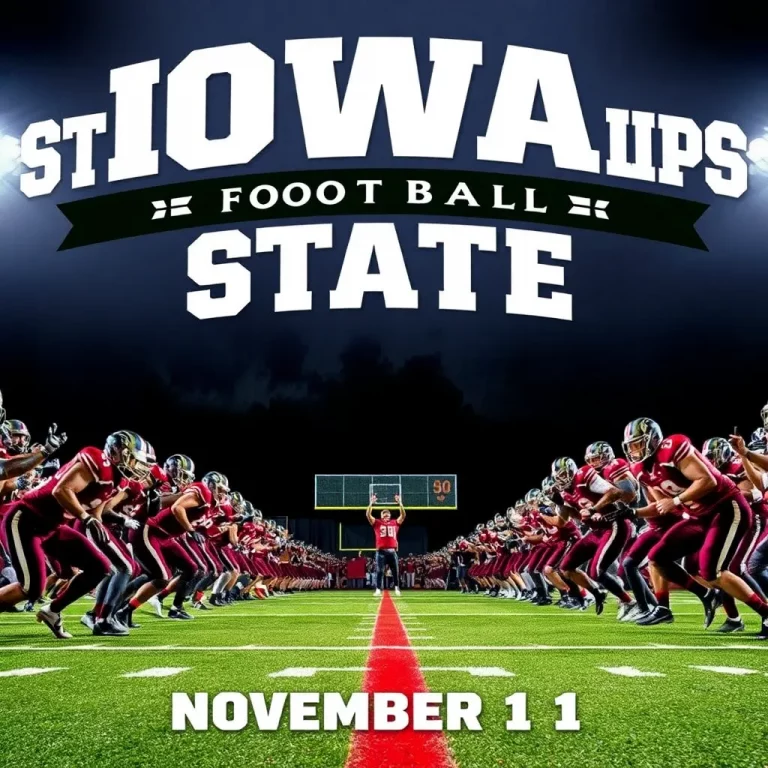 Iowa High School Football State Championships Set for November 1 Excitement