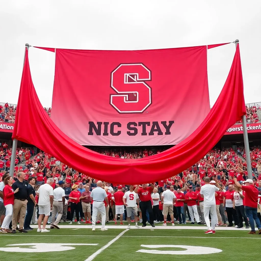 N.C. State Celebrates Banner Unveiling, Opens Season with a Big Win