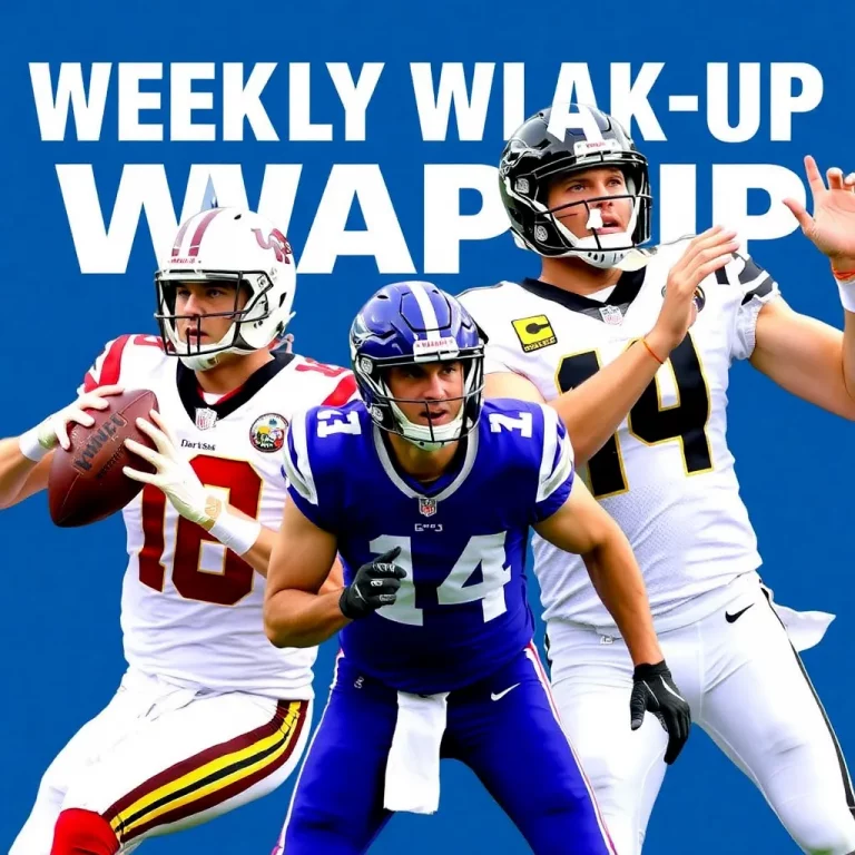 NFL Weekly Wrap-Up: Key Updates from All 32 Teams