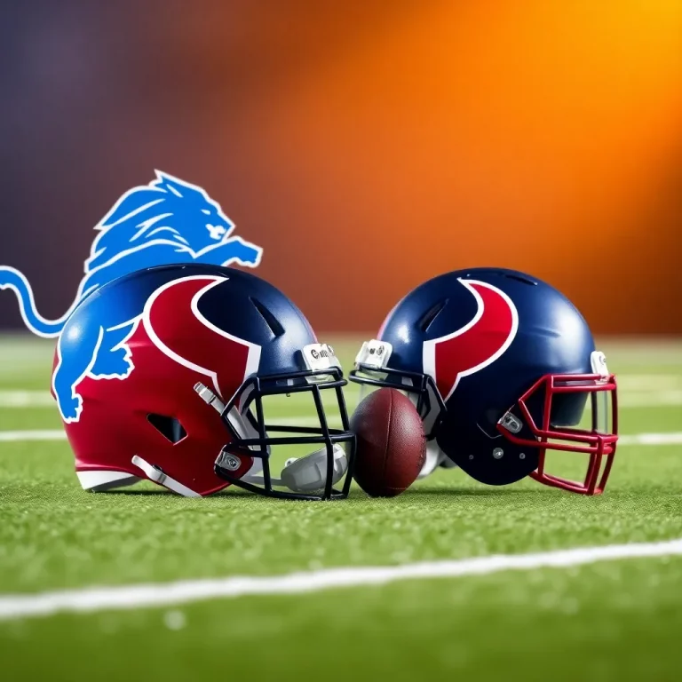 Houston Texans Set to Take on Detroit Lions in Thrilling Primetime Showdown