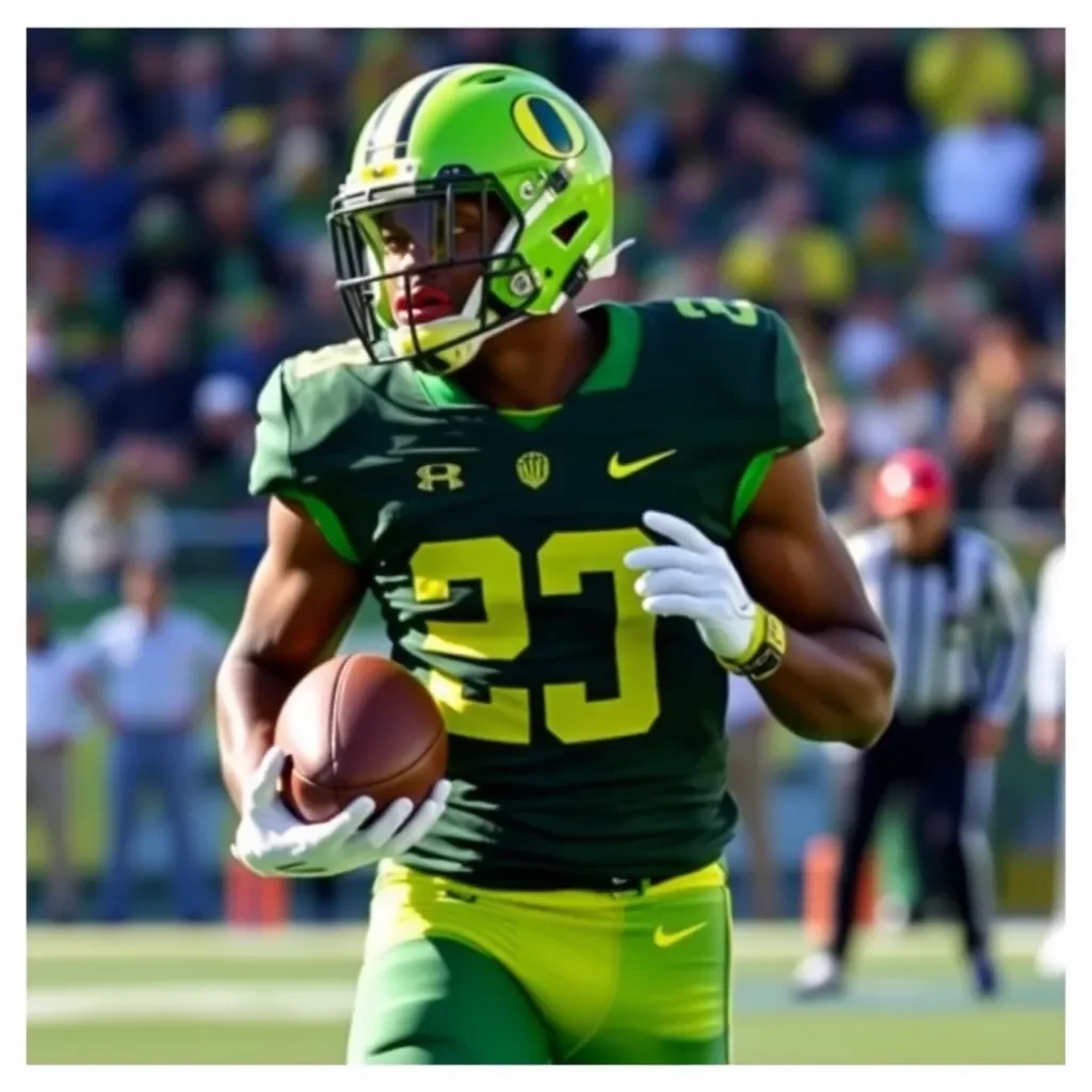 Dillon Gabriel Shatters FBS Touchdown Record in Oregon Ducks' Victory Over Maryland