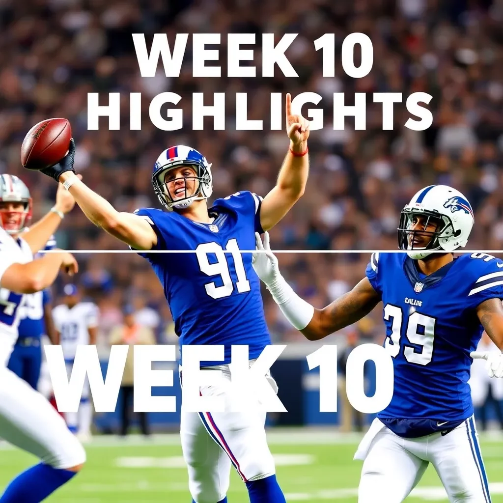 NFL Week 10 Highlights: Bills Triumph Over Colts, Eagles Crush Cowboys