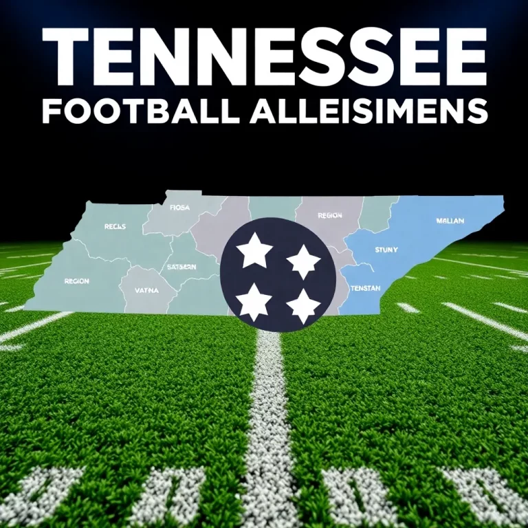 TSSAA Unveils New High School Football Region Alignments for 2025-2028 Seasons in Tennessee