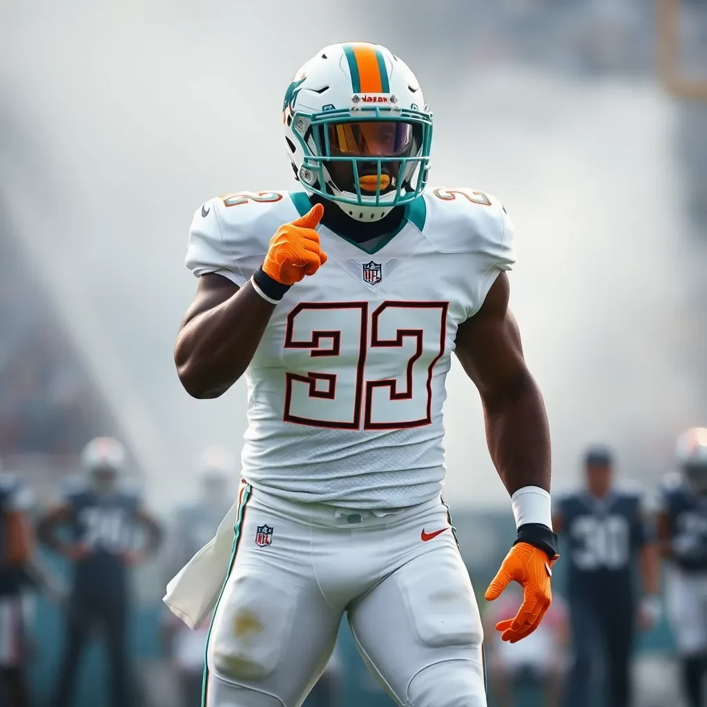 Miami Dolphins Linebacker Chop Robinson Shines in NFL Week 10