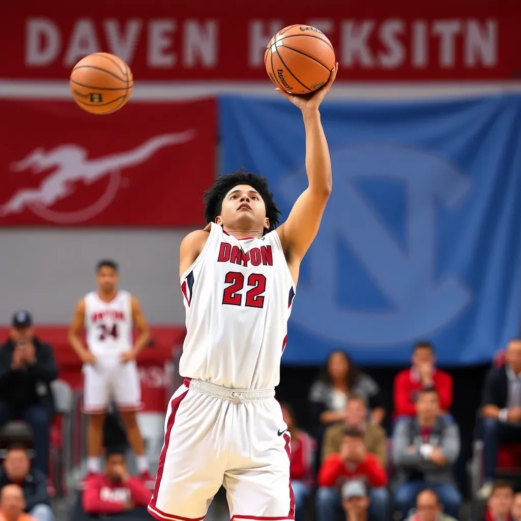 Dayton Flyers Aim for Sixth Straight Win Against North Carolina Tar Heels