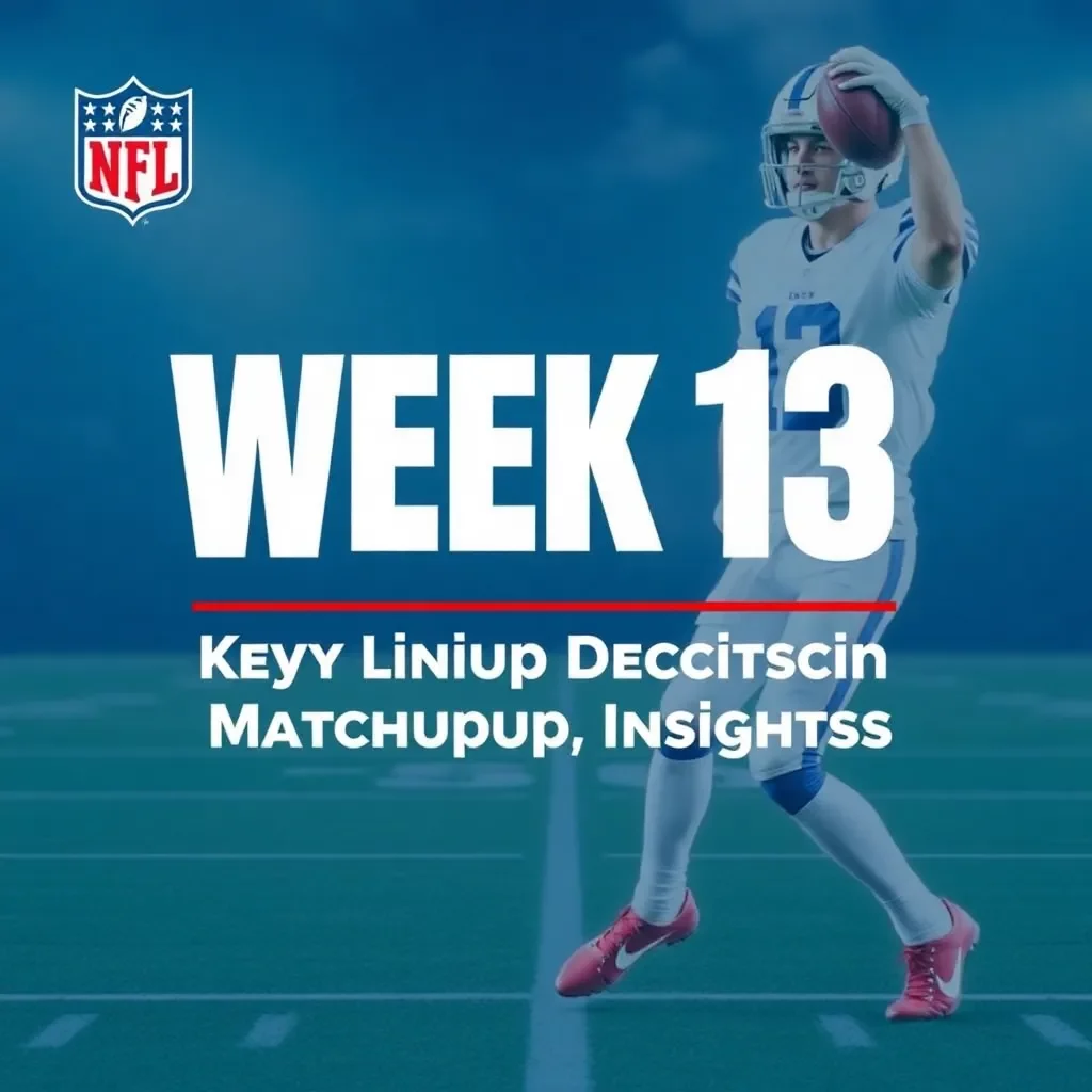 NFL Week 13 Fantasy Football: Key Lineup Decisions and Matchup Insights