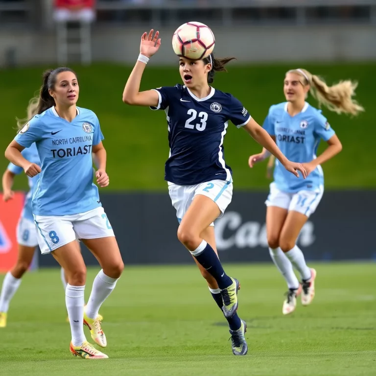 North Carolina Tar Heels Defeat Penn State Nittany Lions 2-0 in NCAA Women's Soccer Tournament Showdown