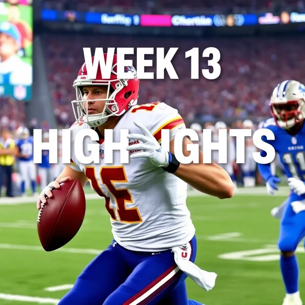 Week 13 NFL Highlights: Chiefs Clinch Playoff Berth and Lions End Streak