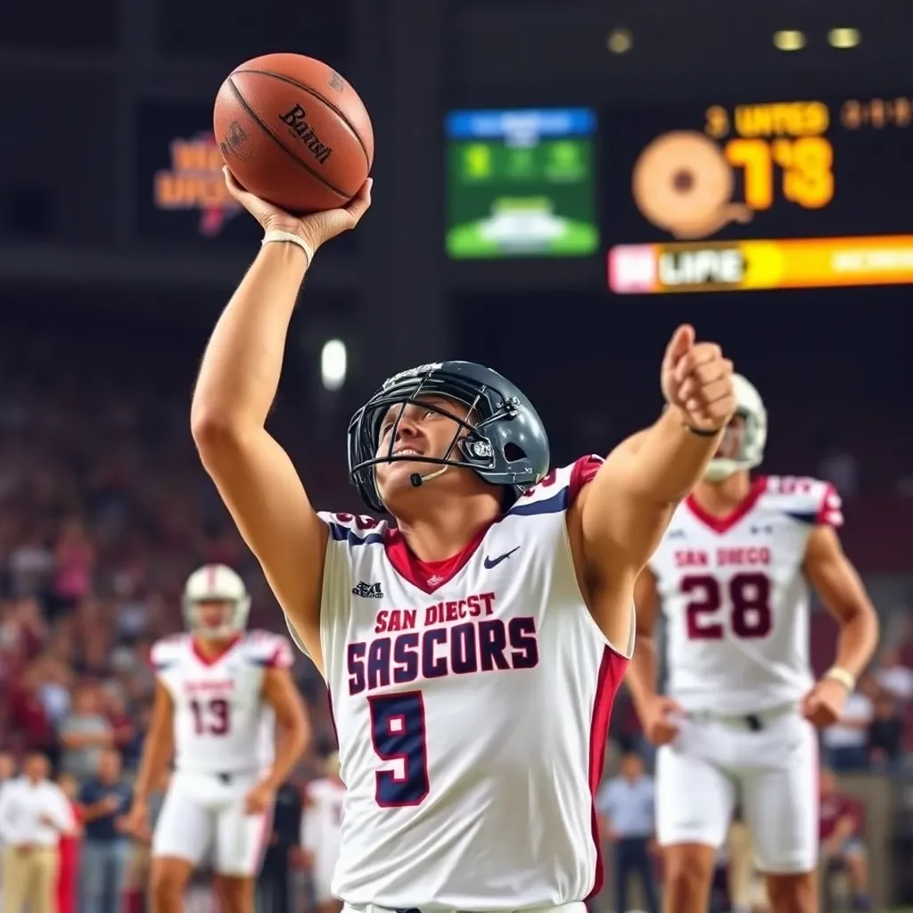 San Diego State Aztecs Lead at Halftime Against Cal Baptist Lancers in Thrilling Matchup