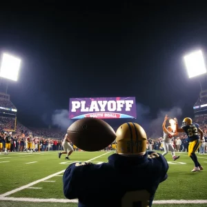 Excitement Builds as College Football Playoff Kicks Off with Riveting In-State Rivalry in South Bend