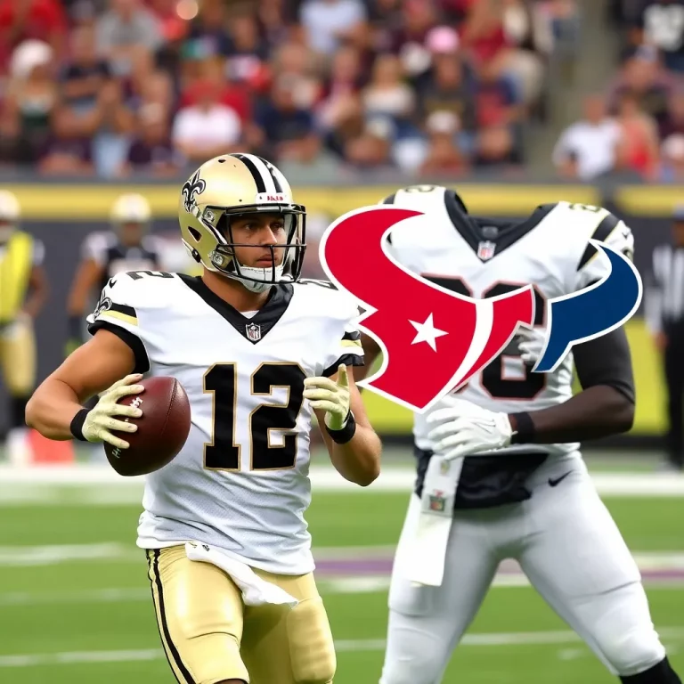 New Orleans Saints Set to Clash with Houston Texans in Thrilling Sunday Showdown