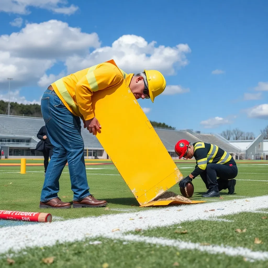 Investigation Underway After Damage to Marlin High School Football Field