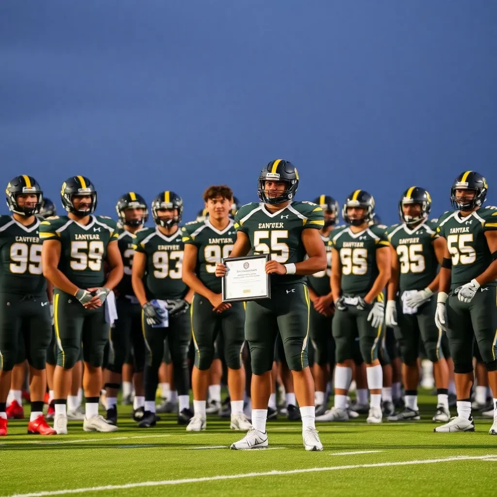 San Jose High School Football Players Recognized for Excellence and Team Spirit