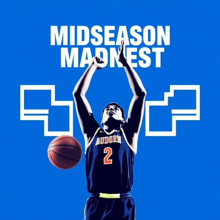 Midseason Madness: Auburn, Duke, and the Race for NCAA Tournament Spots Heat Up