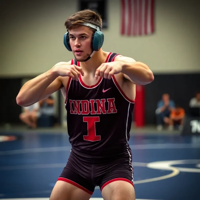 Angelo Rini: Indiana Wrestler Aiming for NCAA Success in Final Year