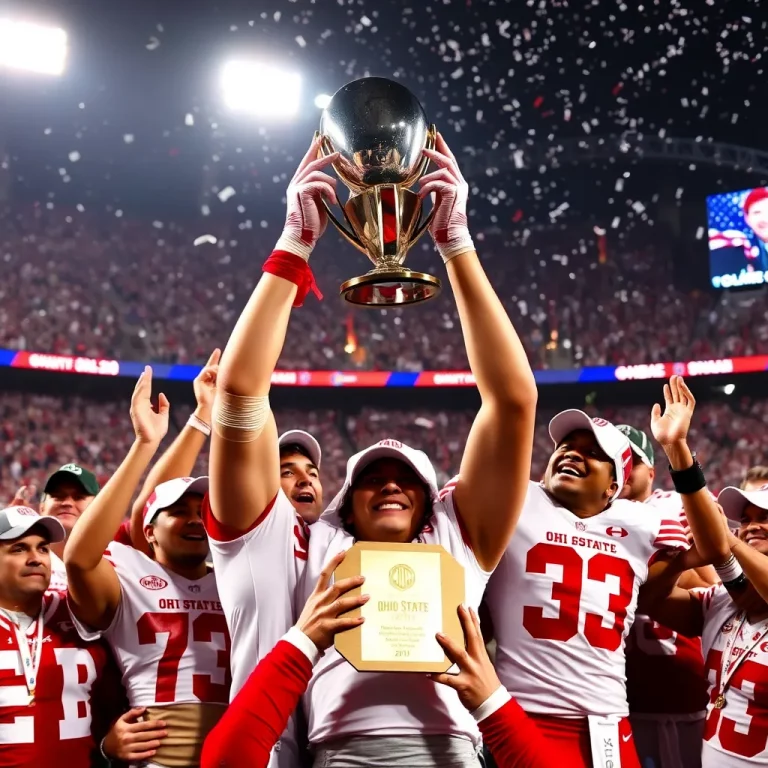 Ohio State Buckeyes Claim National Championship Title in Thrilling 31-28 Victory Over Notre Dame