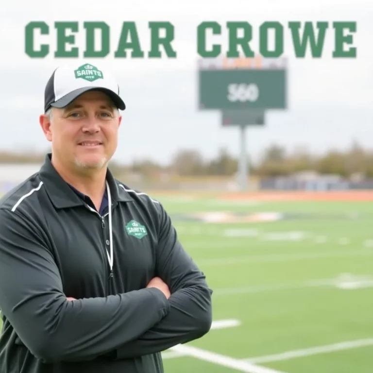 Cedar Grove Saints Appoint Rich Freeman as New Head Coach to Revitalize Program