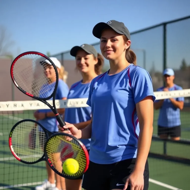 Local Tennis Team Dominates at Drury University Match