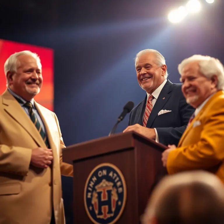 Honoring Football Legends in Canton: A Night of Induction and Celebration