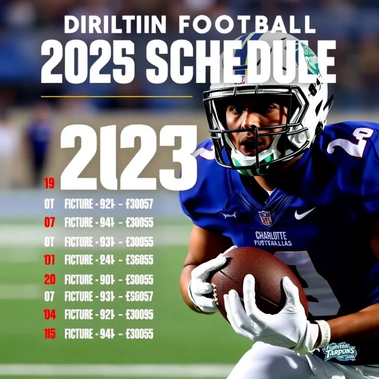 Charlotte Fightin' Tarpons Unveil Exciting 2025 Football Schedule