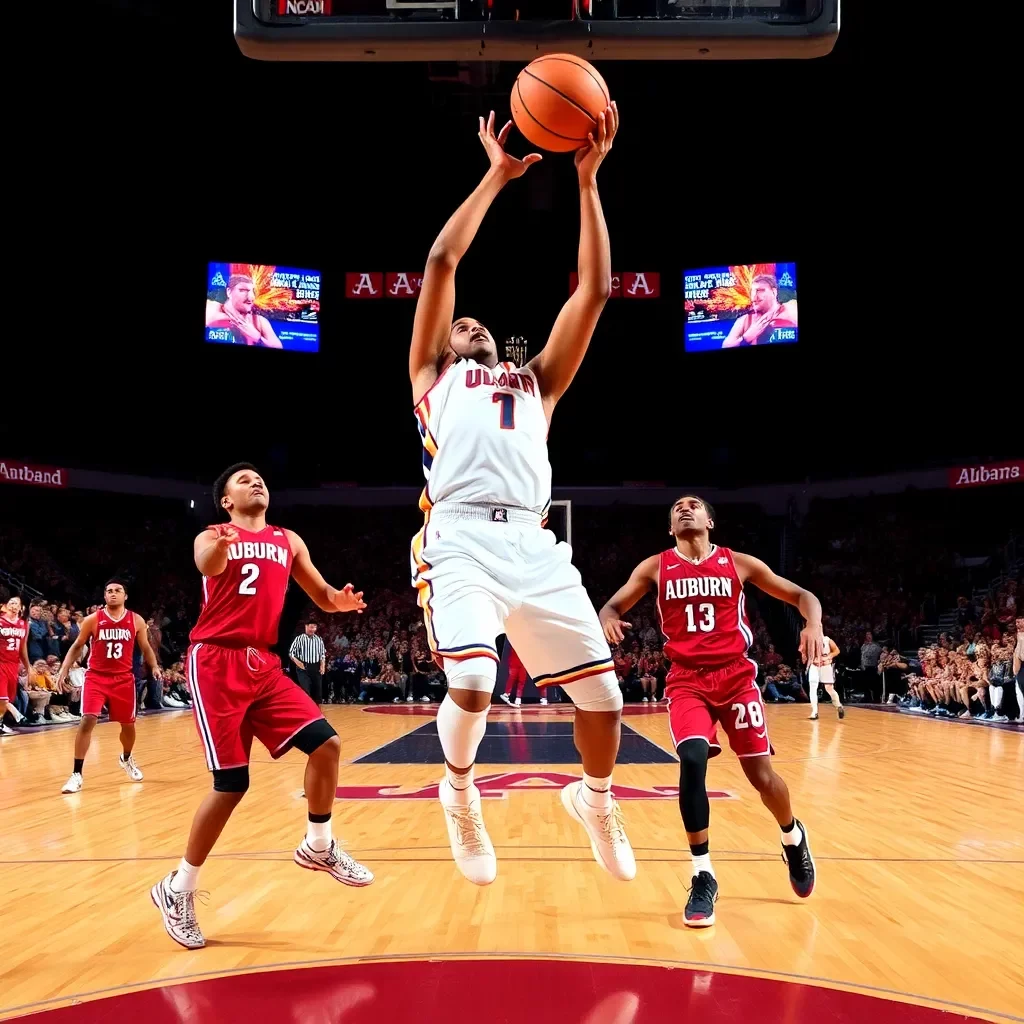 NCAA Men's Basketball Showdown: Auburn Dominates Alabama as March Madness Approaches