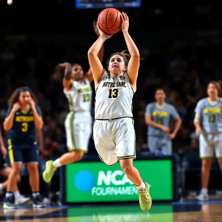 Notre Dame Women's Basketball Achieves Historic One-Seed Ranking in NCAA Tournament