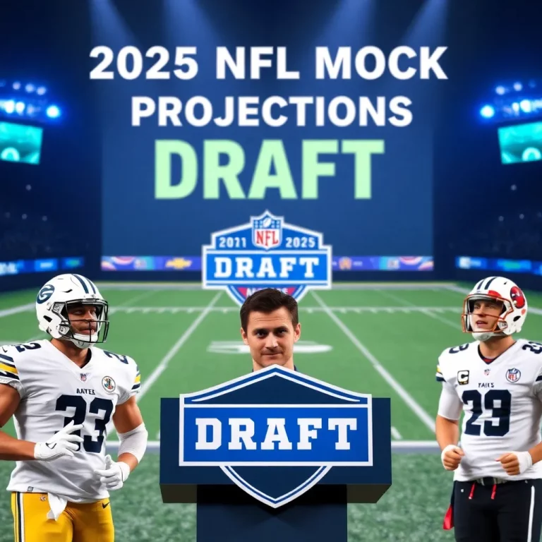 2025 NFL Draft Mock Projections: Exciting Trades and Top Picks